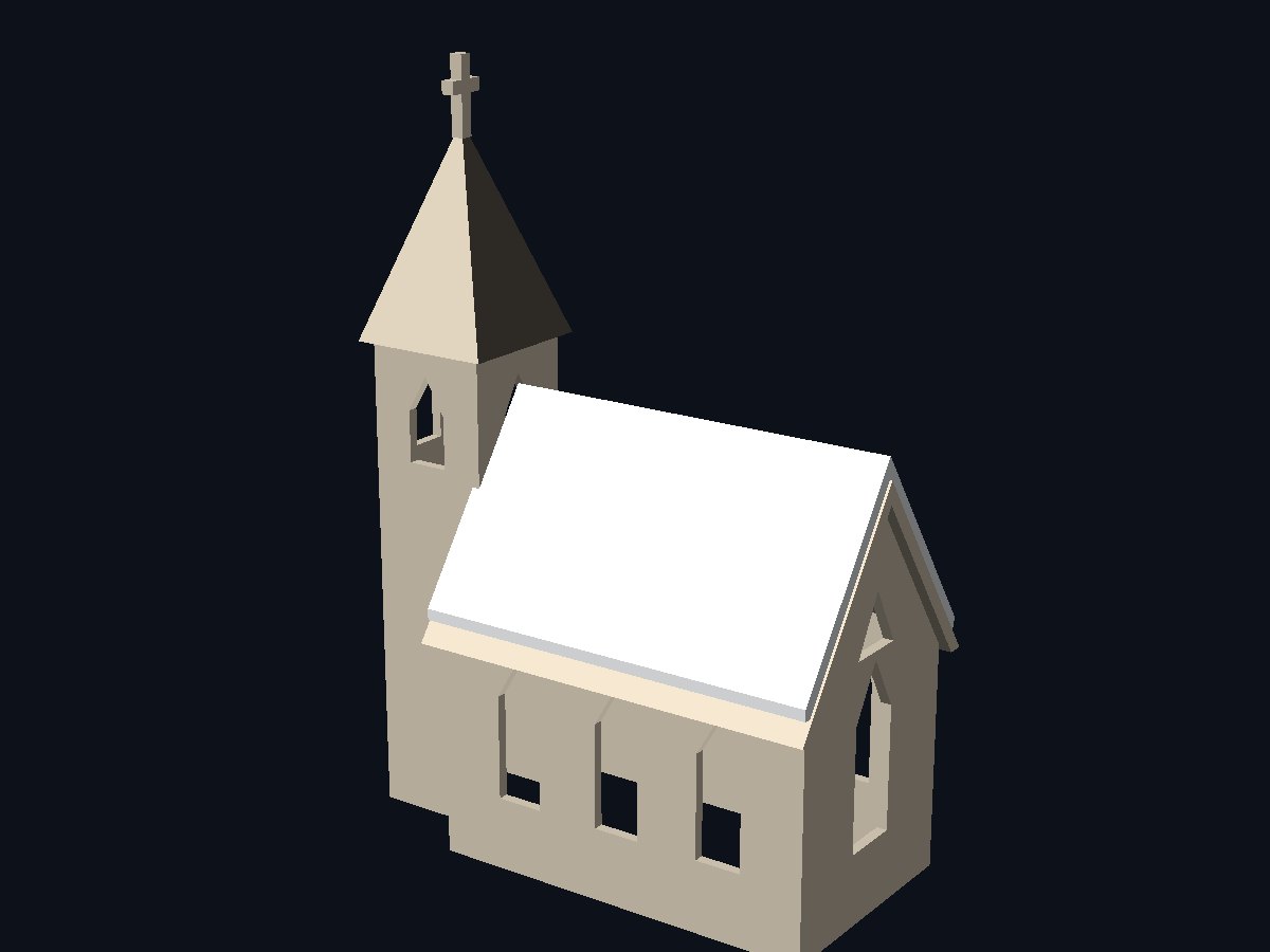 Winterdorf: Kirche